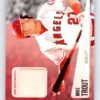 Mike Trout Game-Used Mem Bat Relic Topps