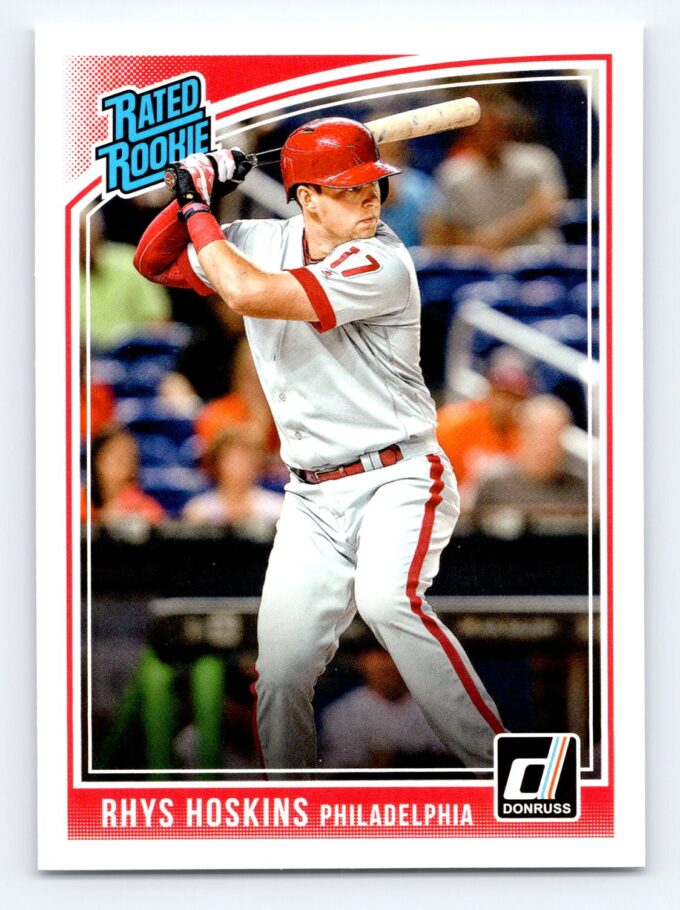 Rhys Hoskins RC Donruss Optic Rated Rookie