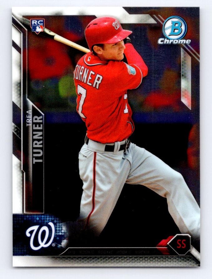 Trea Turner Bowman Chrome