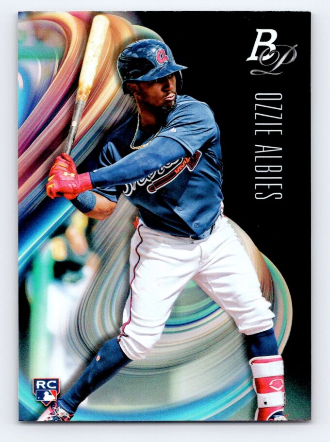 Ozzie Albies RC Bowman Platinum