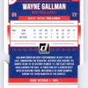 Wayne Gallman /75 Silver Foil Die Cut Donruss Press Proof