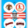 Pirates Cardinals Padres Giants 1989 Fleer Baseball Sticker