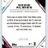Ozzie Albies /199 RC Green Topps Fire