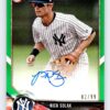 Nick Solak RC Autograph /99 Green Bowman