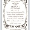Kris Bryant Gypsy Queen Framed Blue
