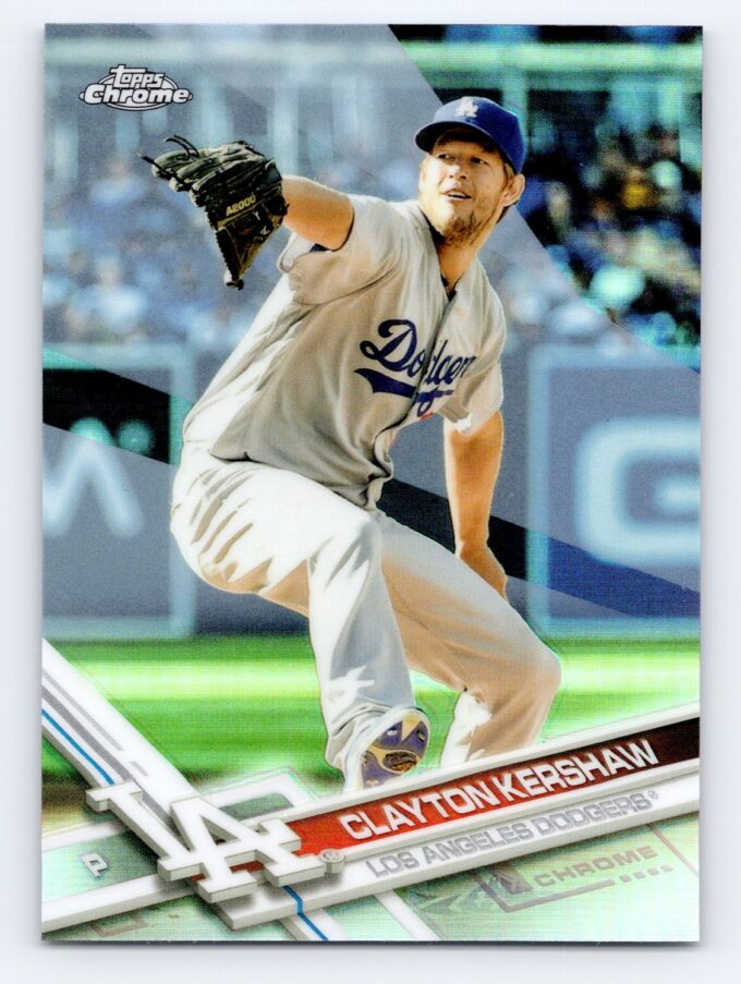 Clayton Kershaw Refractor Topps Chrome