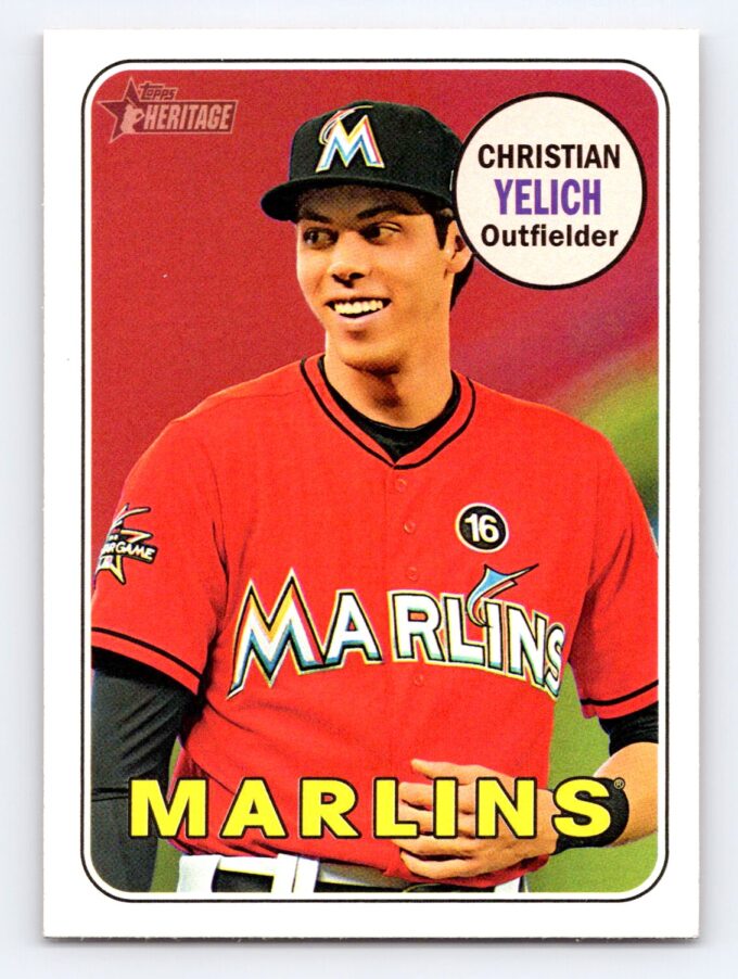 Christian Yelich Topps Heritage