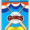 Giants 1989 Fleer Baseball Sticker