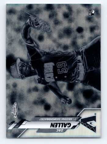 Zac Gallen RC Negative Refractor Topps Chrome