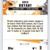 Kris Bryant /299 Orange Topps Fire
