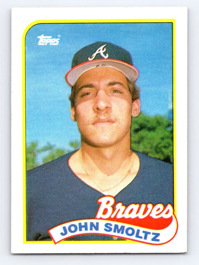 John Smoltz RC HoF 1989 Topps