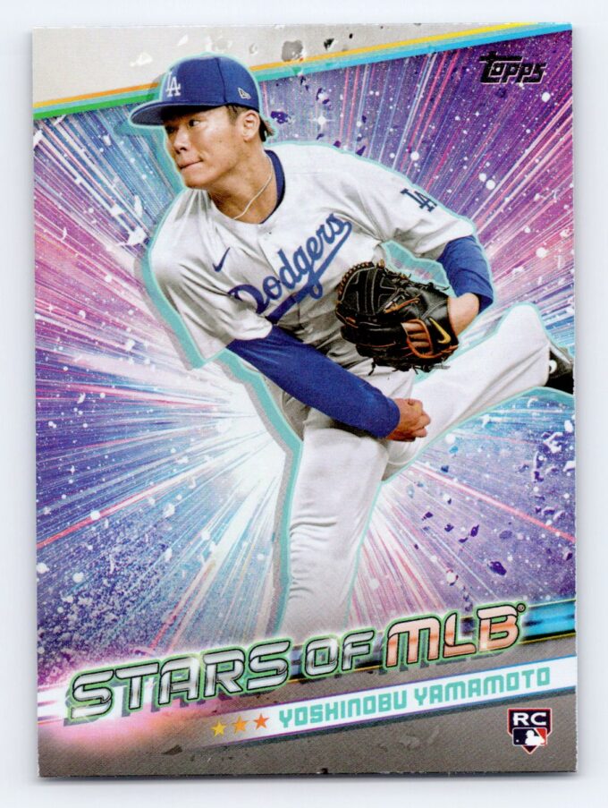 Yoshinobu Yamamoto RC Stars of MLB Topps