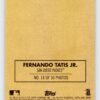 Fernando Tatis Jr. RC Topps Heritage Canvas Sticker