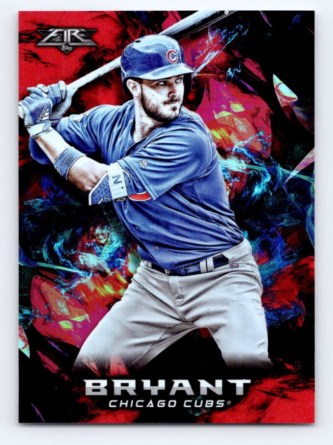 Kris Bryant Red Topps Fire