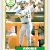 Reggie Jackson 1987 Topps Tiffany