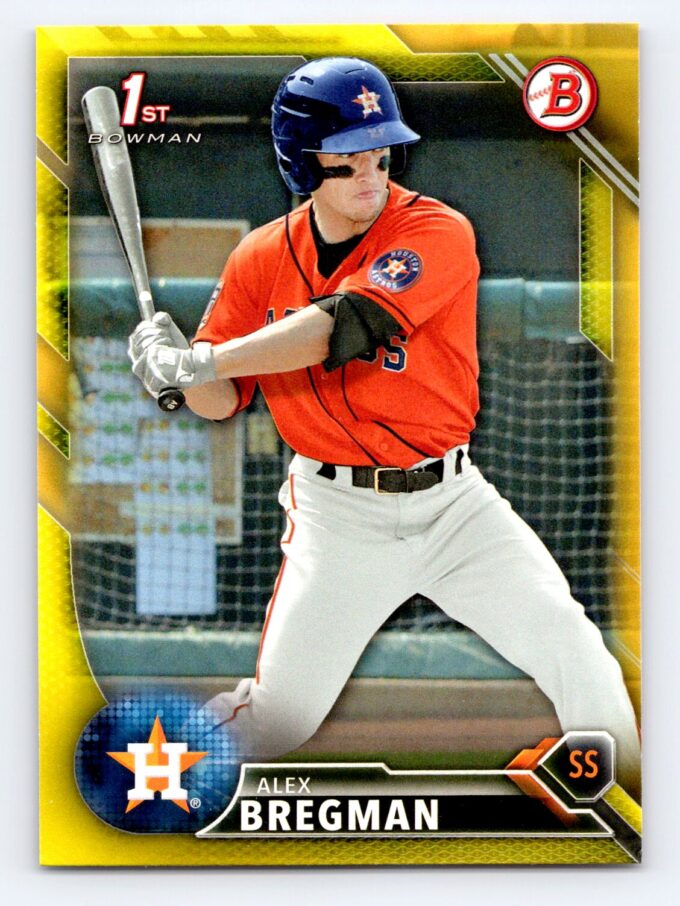 Alex Bregman Yellow 1st Bowman Bowman