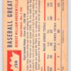 Bob Feller 1960 Fleer Baseball Greats