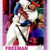 Freddie Freeman Pink Refractor Topps Chrome