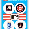 Braves Cubs Reds Astros 1989 Fleer Baseball Sticker