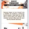Dansby Swanson Blue Chip Topps Fire