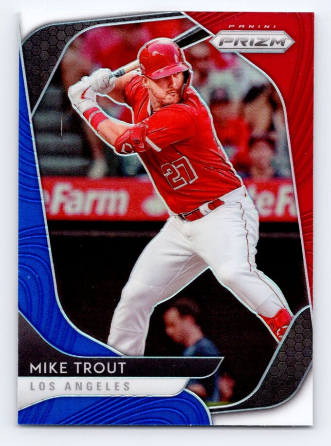 Mike Trout Red White Blue Prizm