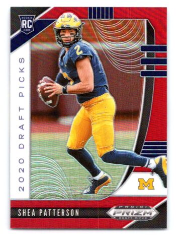 Shea Patterson RC Red Prizm Draft Picks