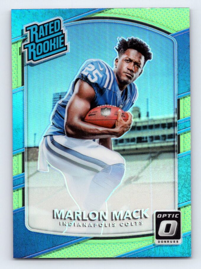 Marlon Mack RC Green Refractor Donruss Optic