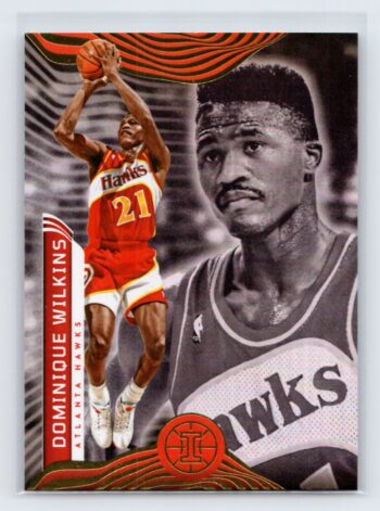 Dominique Wilkins 2021-22 Panini Illusions Foil