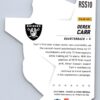 Derek Carr Rookies & Stars Die Cut