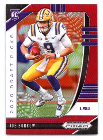 Joe Burrow RC Red Prizm Draft Picks
