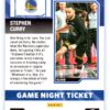 Stephen Curry 2024 Contenders Game Night Ticket