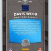 Davis Webb RC Donruss Rated Rookie