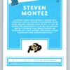 Steven Montez RC Panini Chronicles Donruss