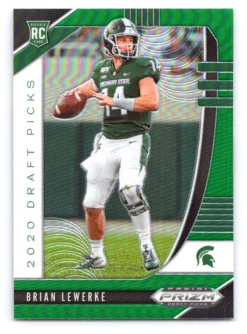 Brian Lewerke RC Green Prizm Draft Picks