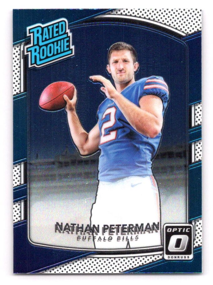 Nathan Peterman RC Donruss Optic Rated Rookie
