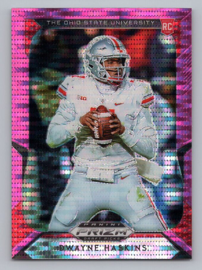 Dwayne Haskins RC Pink Pulsar Prizm Draft Picks
