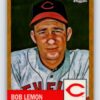 Bob Lemon /50 Rose Gold Wave Refractor Topps Chrome Platinum Anniversary