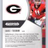 Jake Fromm RC Blue Prizm Draft Picks