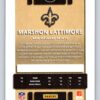 Marshon Lattimore Pink Holo Refractor RC Donruss Optic