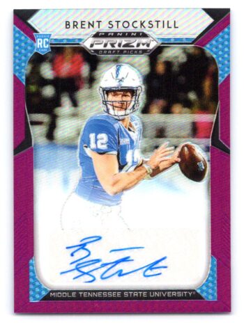Brent Stockstill Purple Autograph RC Prizm Draft Picks