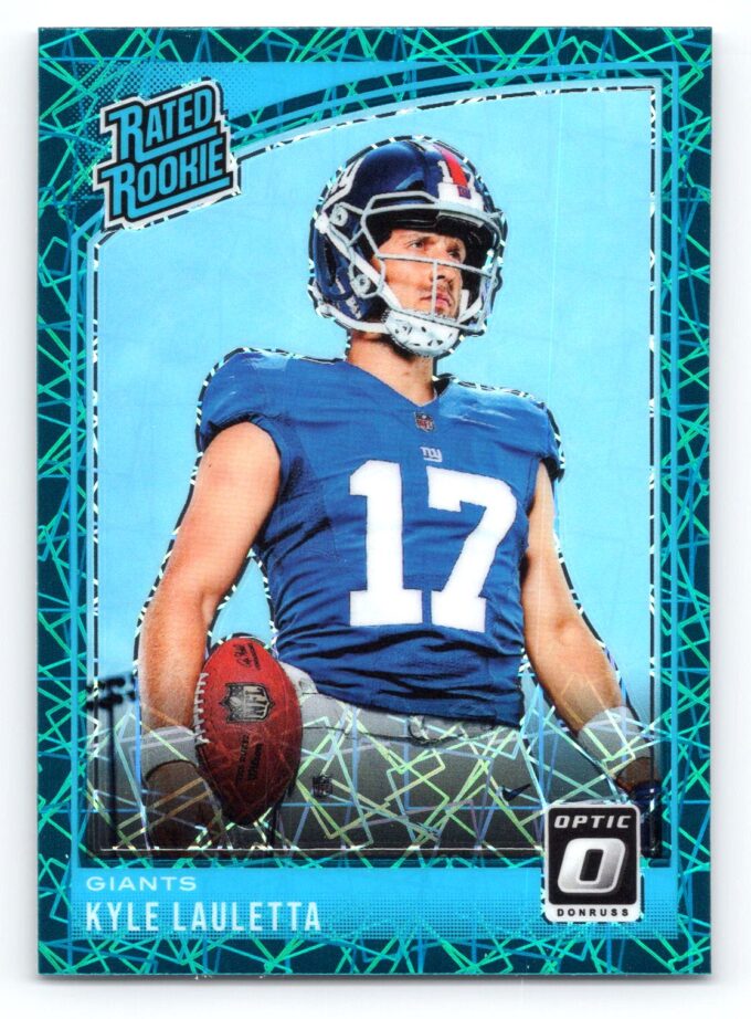 Kyle Lauletta Green Velocity RC Donruss Optic