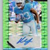 Kerryon Johnson Refractor Green Pulsar Autograph Prizm