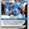 Kerryon Johnson Refractor Green Pulsar Autograph Prizm