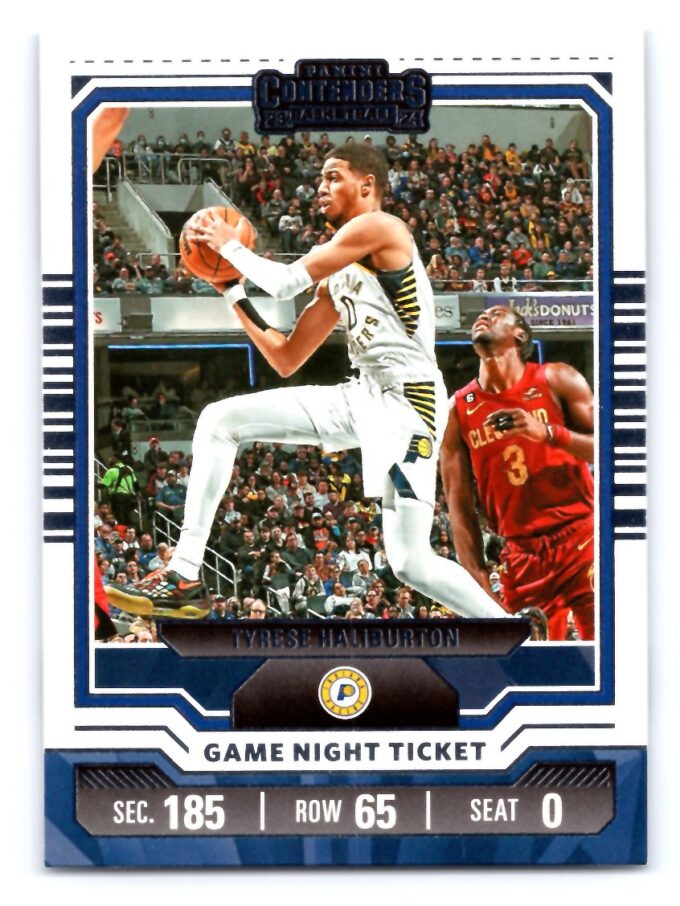 Tyrese Haliburton 2024 Contenders Game Night Ticket