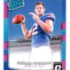 Nathan Peterman RC Pink Donruss Optic Rated Rookie