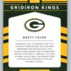 Brett Favre Donruss Gridiron Kings