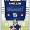 Davis Webb RC Panini