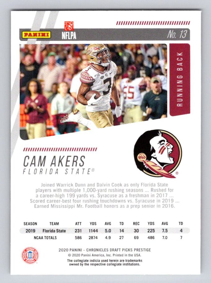 Cam Akers RC Prestige