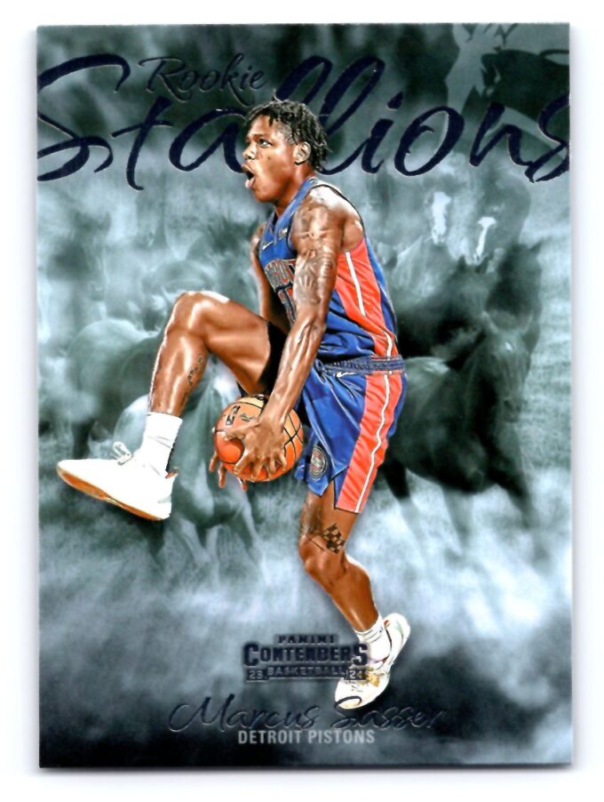 Marcus Sasser RC 2024 Contenders Rookie Stallions