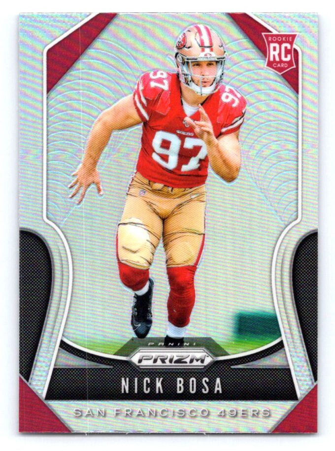 Nick Bosa RC Silver Refractor Prizm